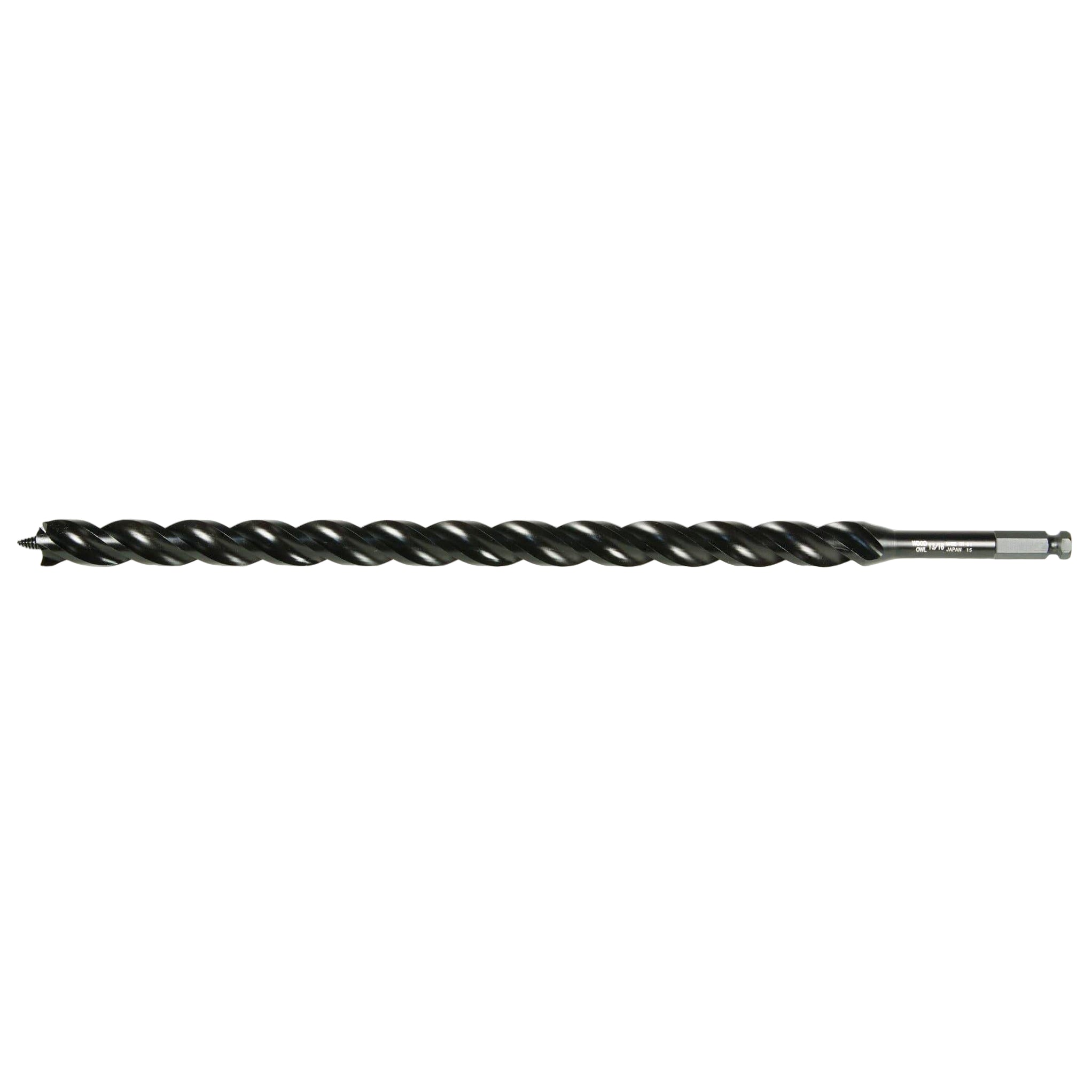 WoodOwl Ultra Smooth Wood Boring Auger Bit 18" Length — TF Tools Ltd